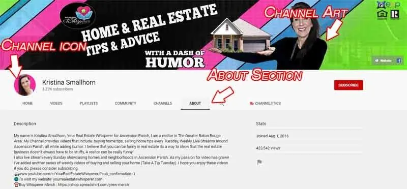 youtube video marketing channel art
